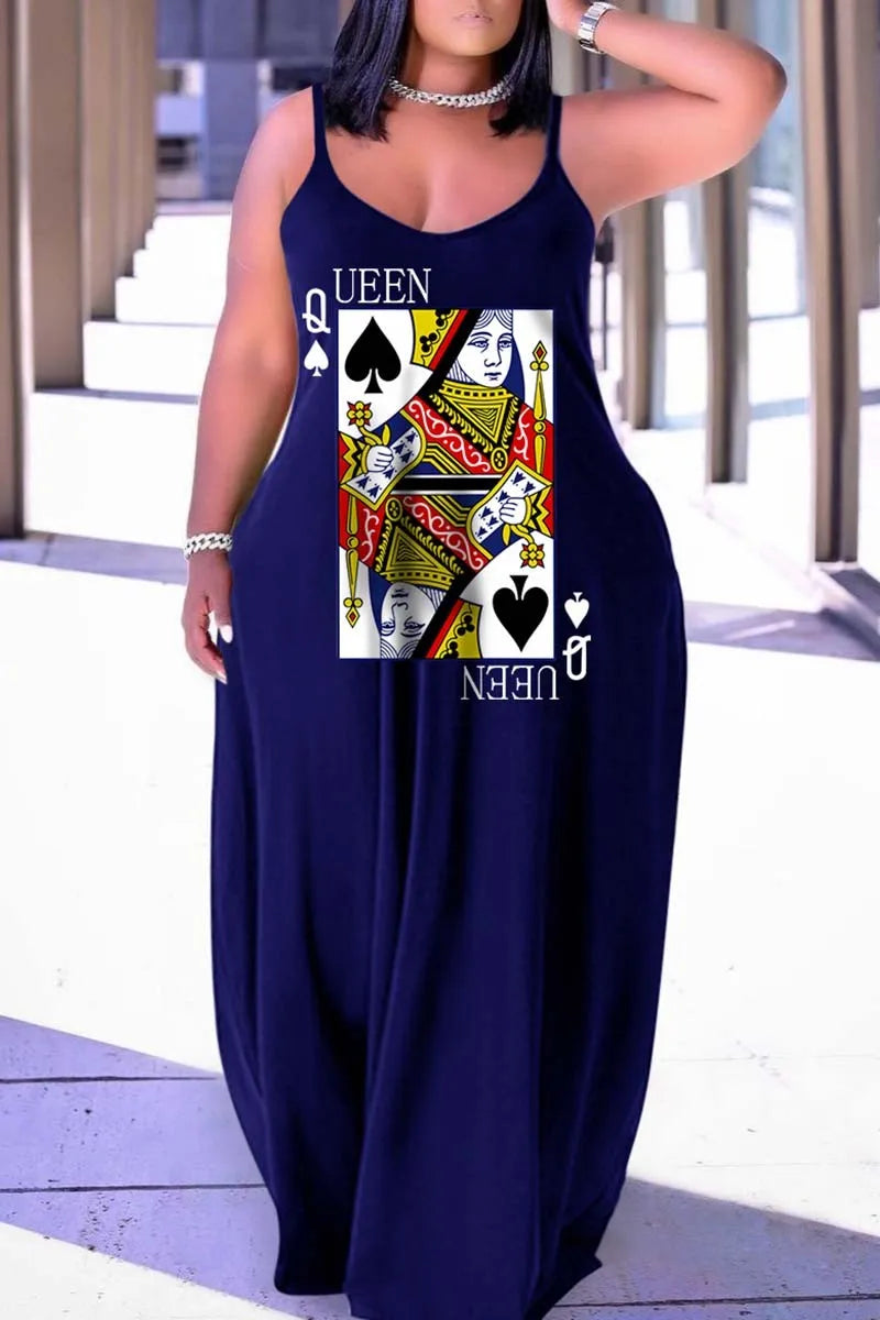 THE "QUEEN OF SPADES" MAXI DRESS