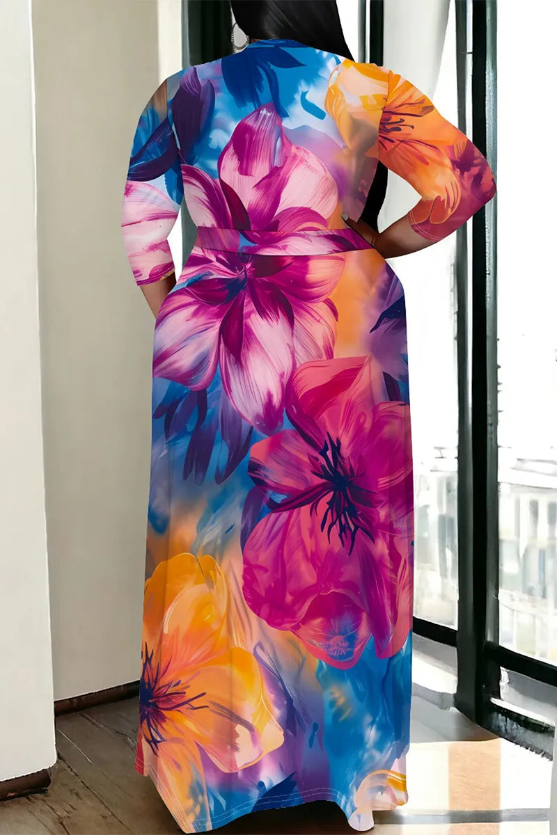 THE "POWER OF THE FLOWER" MAXI DRESS