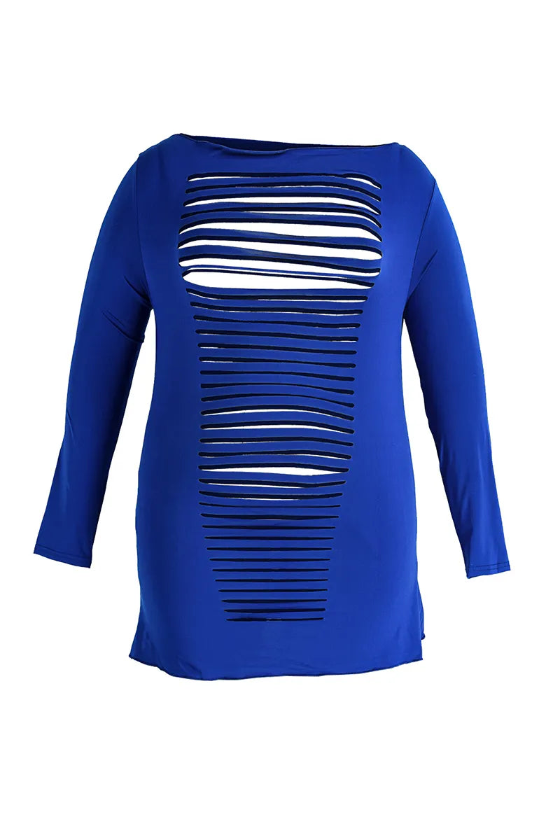 THE "COLORFUL STRIPS" BLOUSE