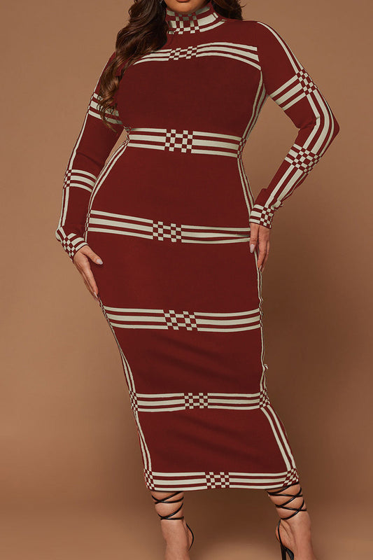 THE "STRIPS AND STRIPES" MAXI DRESS