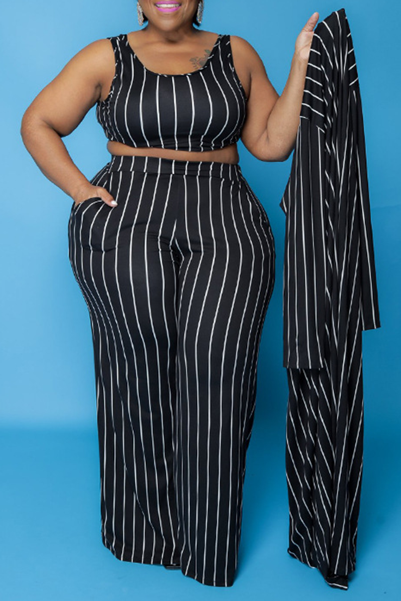 THE "PIN STRIPE" 3PC PANTS SET