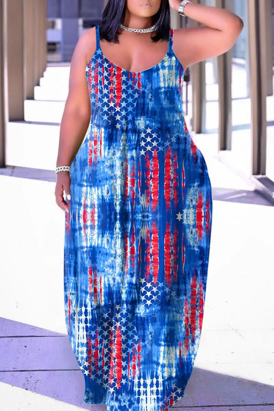 THE "FLAG ON THE PLAY" MAXI DRESS