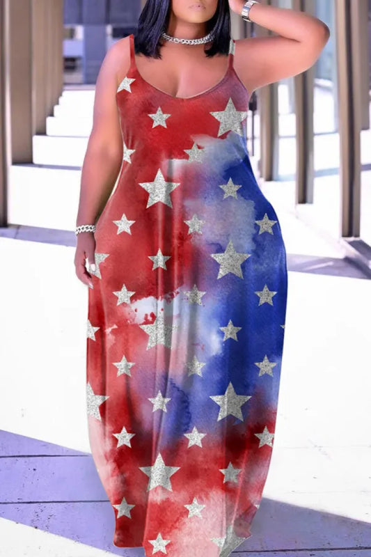 THE "AMERICAN FLAG" MAXI DRESS